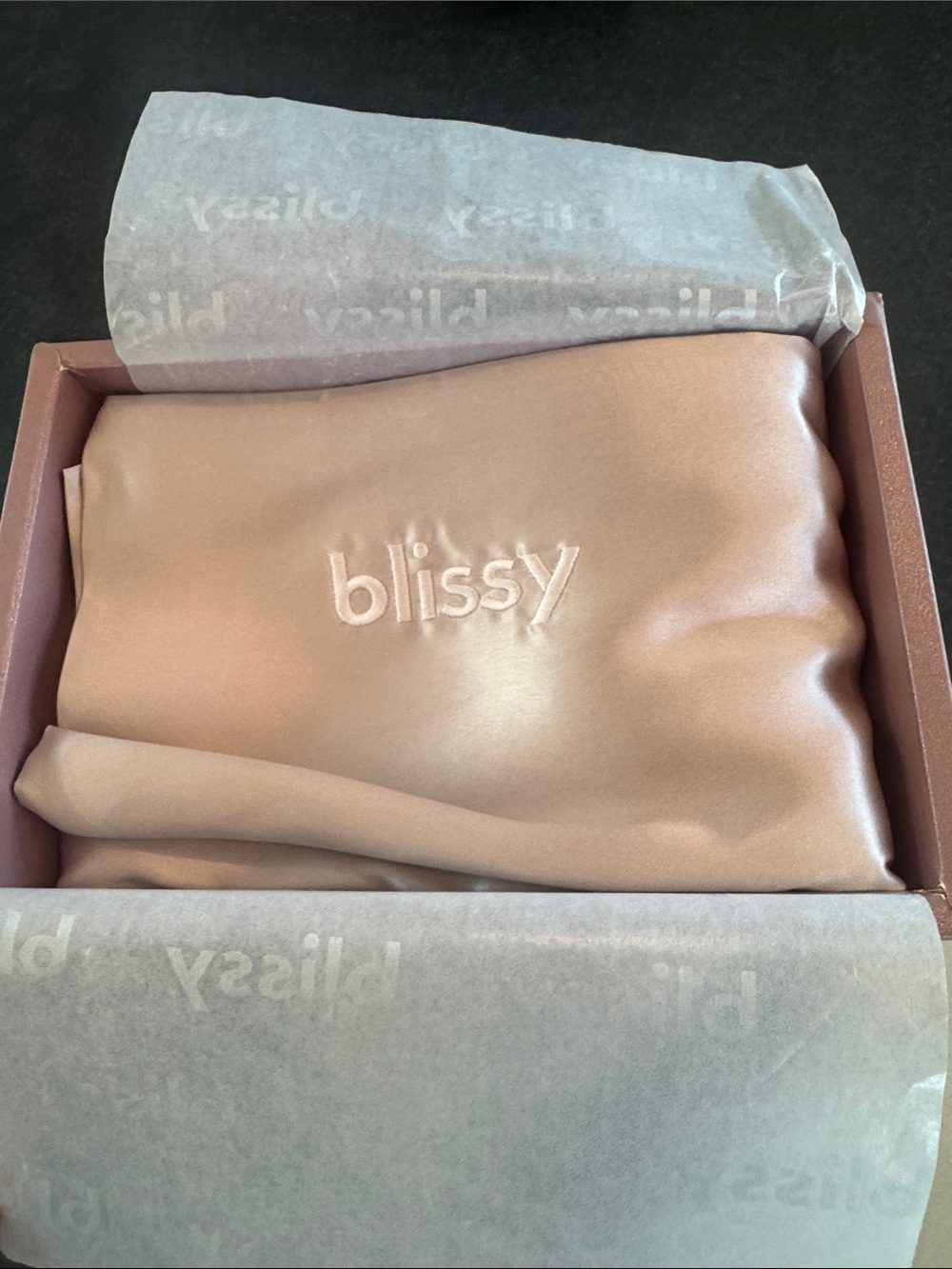 Blissy Silk Pillowcase - Blush Pink